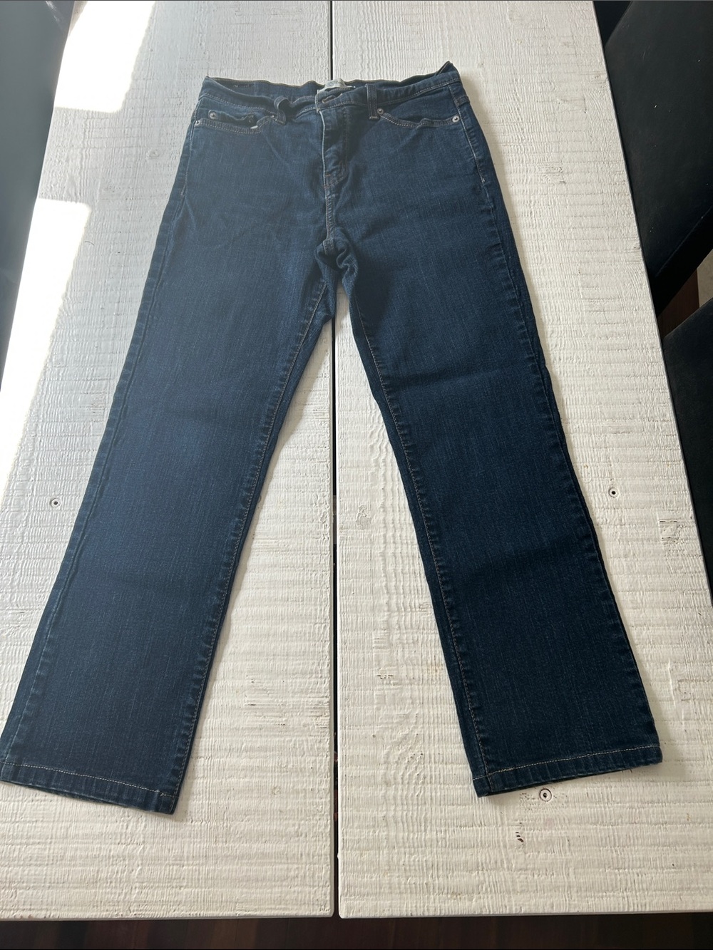 Levi's Indigo Straight-Leg Jeans women’s 10